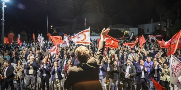 Erhürman, İskele’de: Hiç kimse “Kıbrıs Türk halkı yokmuş” gibi davranamayacak!