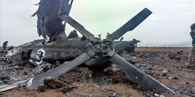 Rusya’daki Dağıstan bölgesinde helikopterin düşmesi sonucu 4 kişi öldü