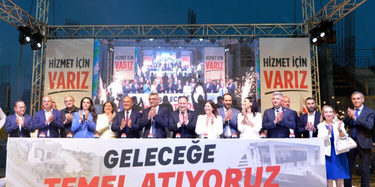 Değirmenlik Akıncılar Belediyesi’nin yeni hizmet binasının temeli törenle atıldı