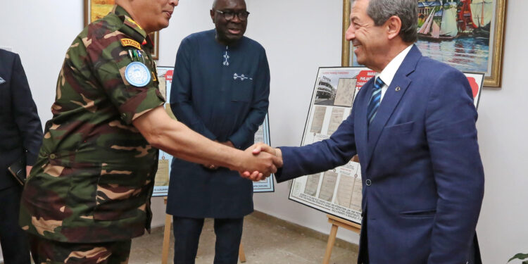 Ertuğruloğlu, BM Temsilcisi Diagne ve UNFICYP Komutanı Alam’ı kabul etti