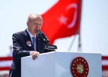 Erdoğan: “Türkiye, tarihinde ilk kez bir NATO ve Avrupa Birliği üyesi ülkeye savaş gemisi ihraç etmiştir”