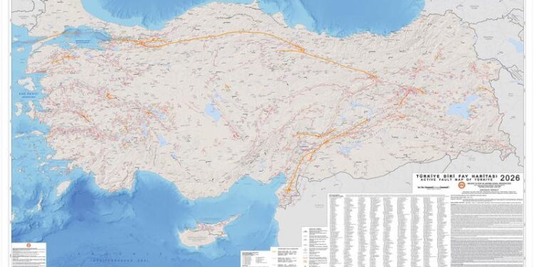 Türkiye’nin diri fay haritası 13 yıl sonra güncellendi
