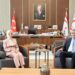 Cumhurbaşkanı Erhürman Türkiye Aile ve Sosyal Hizmetler Bakanı Göktaş’ı kabul etti