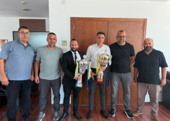 Mustafa Hacıali Yılmazköy Kulübü Amcaoğlu’nu ziyaret etti