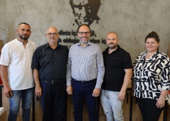 TAM Parti heyetinden İskele Belediye Başkanı Sadıkoğlu’na ziyaret