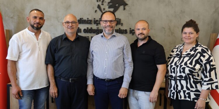 TAM Parti heyetinden İskele Belediye Başkanı Sadıkoğlu’na ziyaret