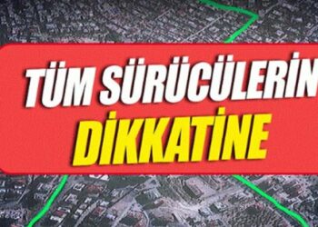 Sivil Savunma-okullar yolu kavşağı arasındaki yol saat 12.00’den itibaren kapalı