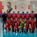 Genç voleybolcular yoğun tempoda
