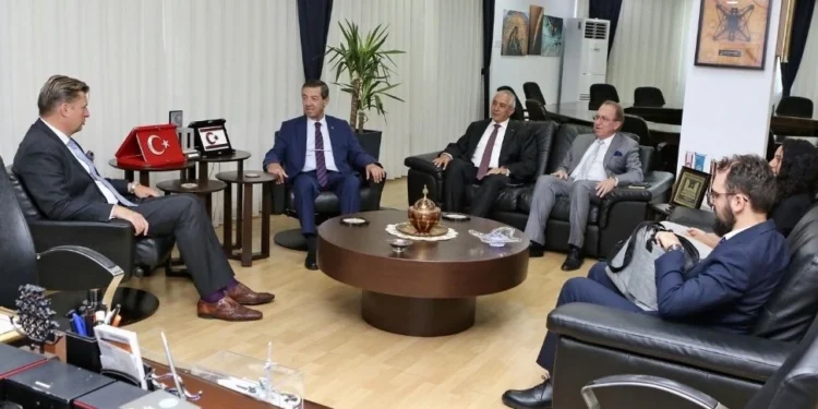 Ertuğruloğlu, Alman Milletvekili Krah’ı kabul etti: İki devletli çözüm vizyonu aktarıldı