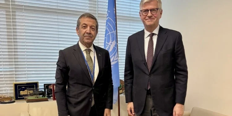 Ertuğruloğlu, DiCarlo ve Lacroix ile görüştü: BM Barış Gücü’nün faaliyetleri de ele alındı